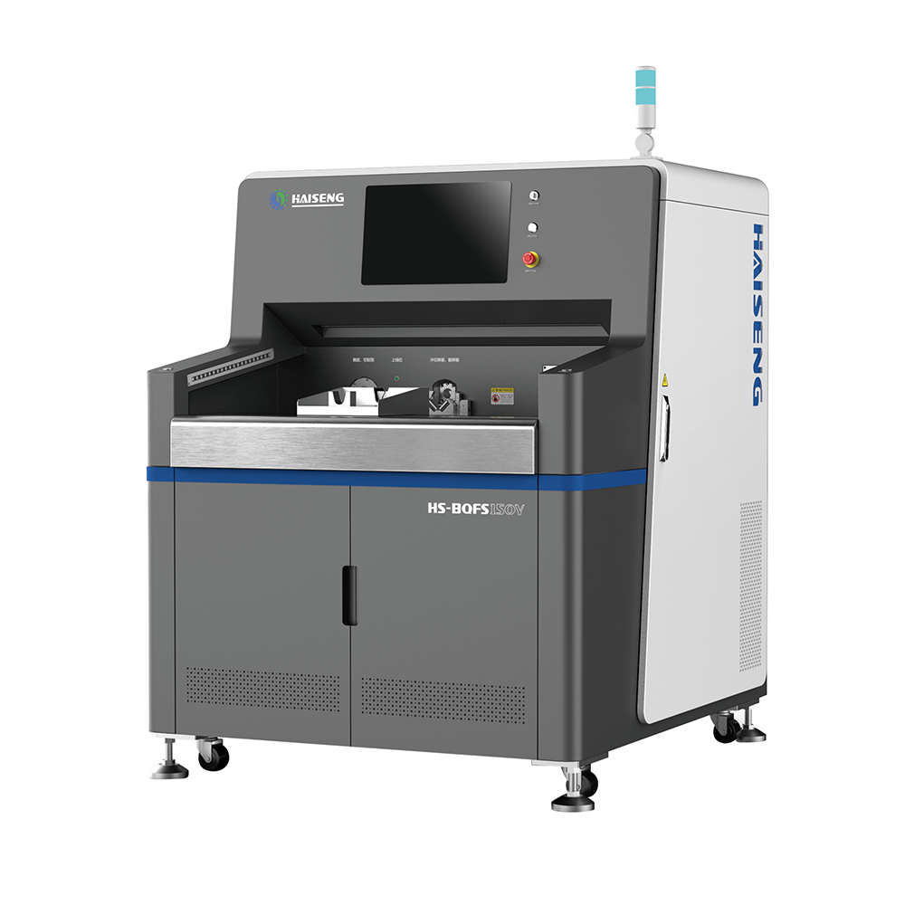 HS-BQFS150Y   Automatic Stripping, Cutting, Turning and Shielding Mesh Brushing Machine